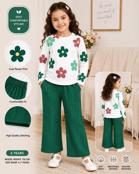 Girls Printed Suit Screen Printing