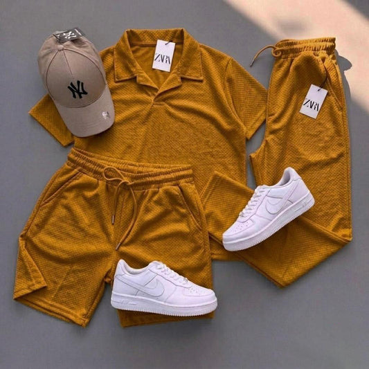 3pes Collar Style Tracksuit