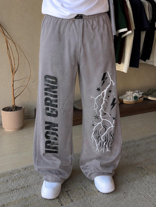 Iron Grind Printed Baggy trousers
