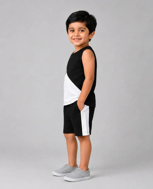 Sleeveless Shorts Set