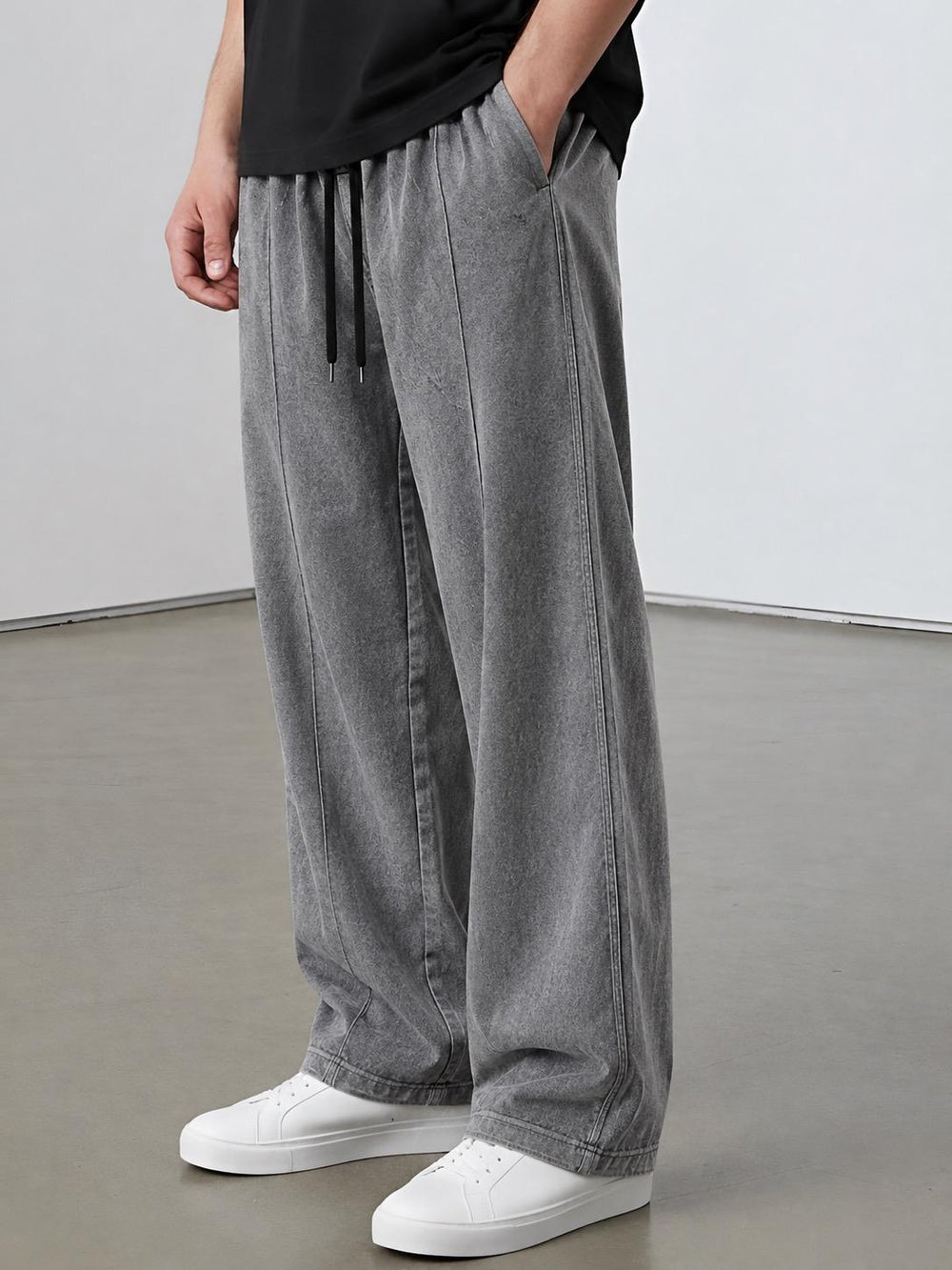 Pintage acid wash Baggy trousers